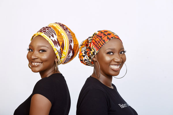 African print head wraps
