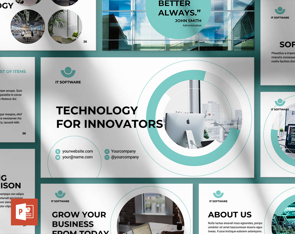 IT Software PowerPoint Presentation Template