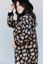 Sweet Lovely by Jen Full Size Animal Print Sweater Dress