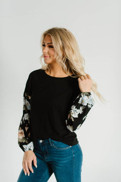 Beautiful Girl Contrast Top