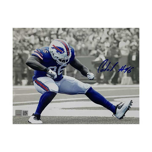 Terrel Bernard Signed Running in Blue 8x10 Photo — TSE Buffalo