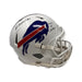 Greg Rousseau Signed Bills 2021 Speed Replica Full Size Helmet with "Lets Go Buffalo" Signed Full Size Helmets TSE Buffalo 