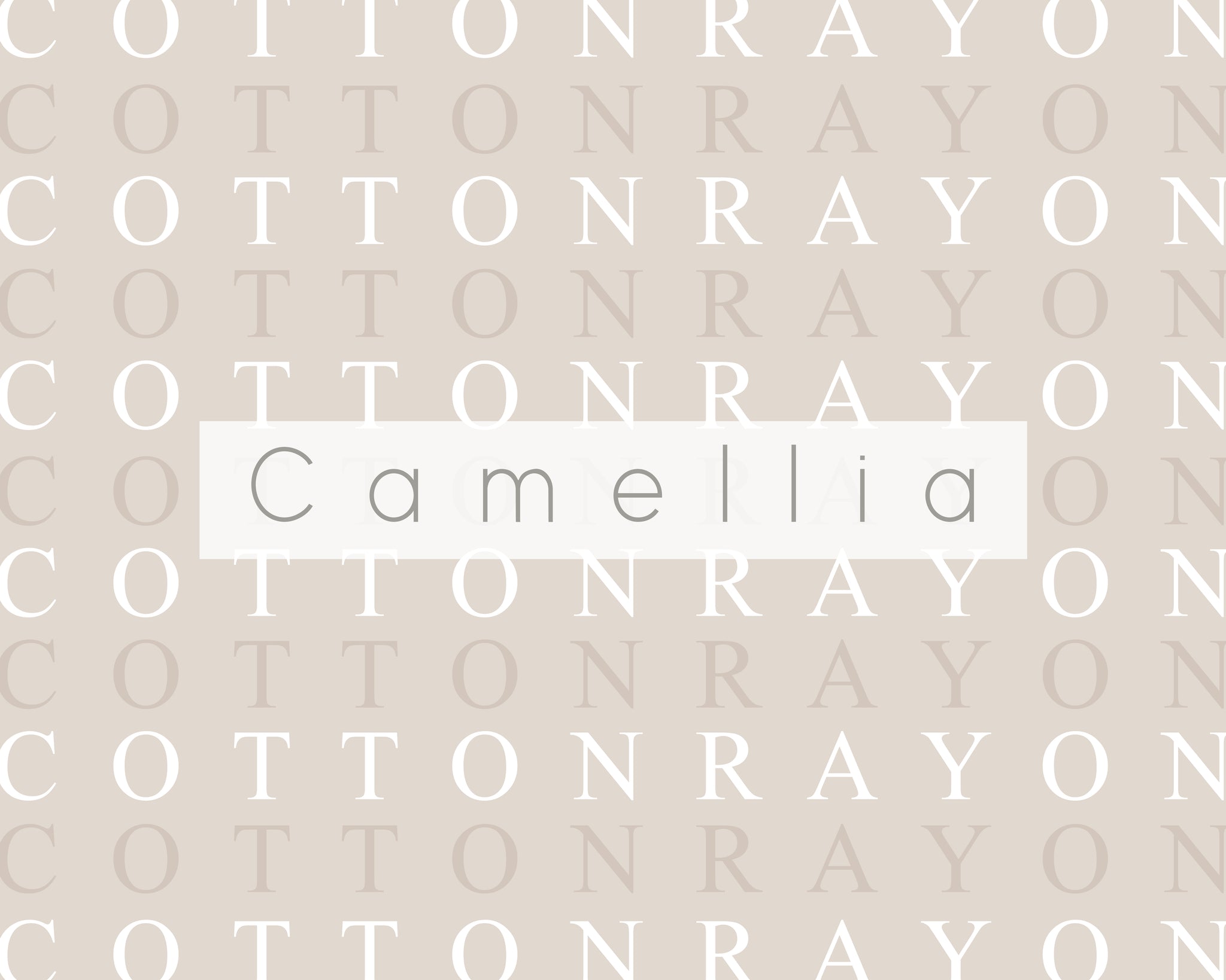 cotton rayon camellia