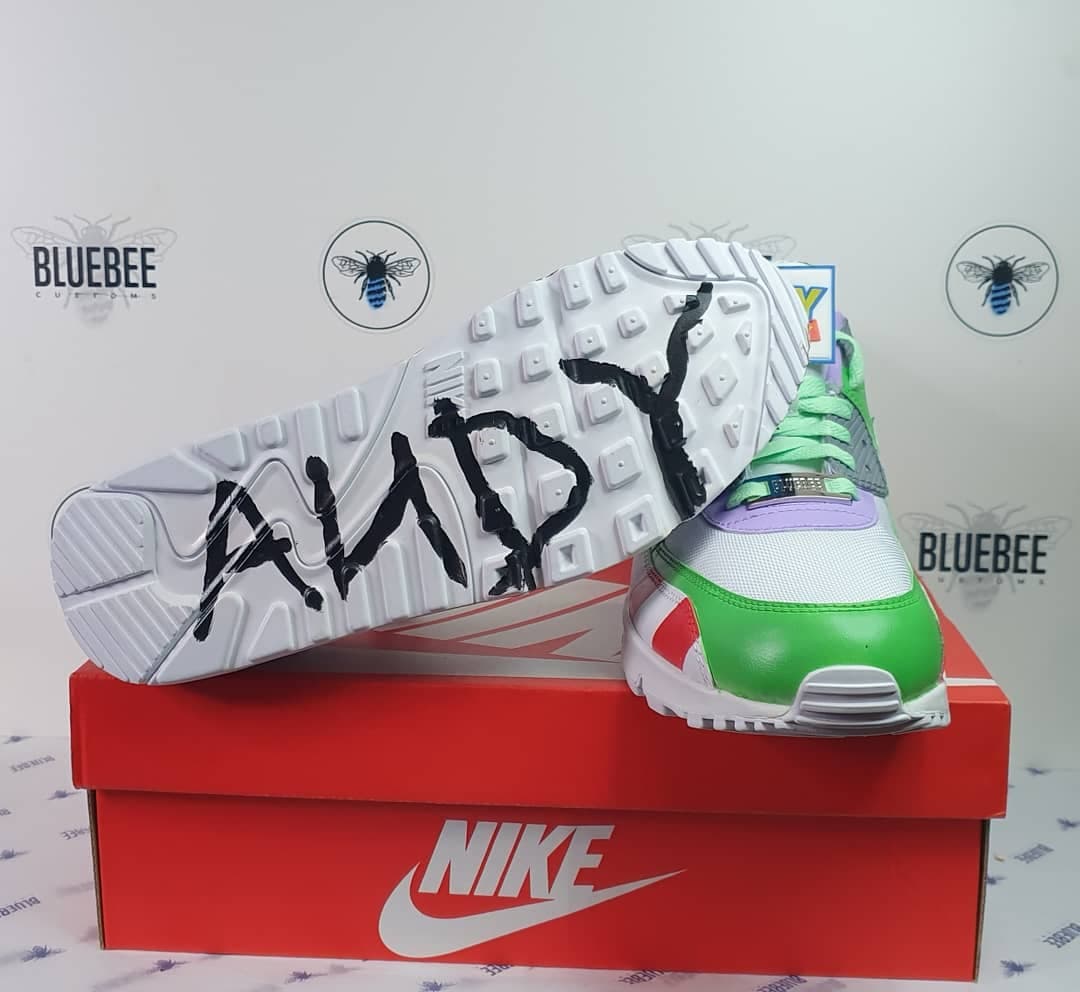 custom air max 90 toy story