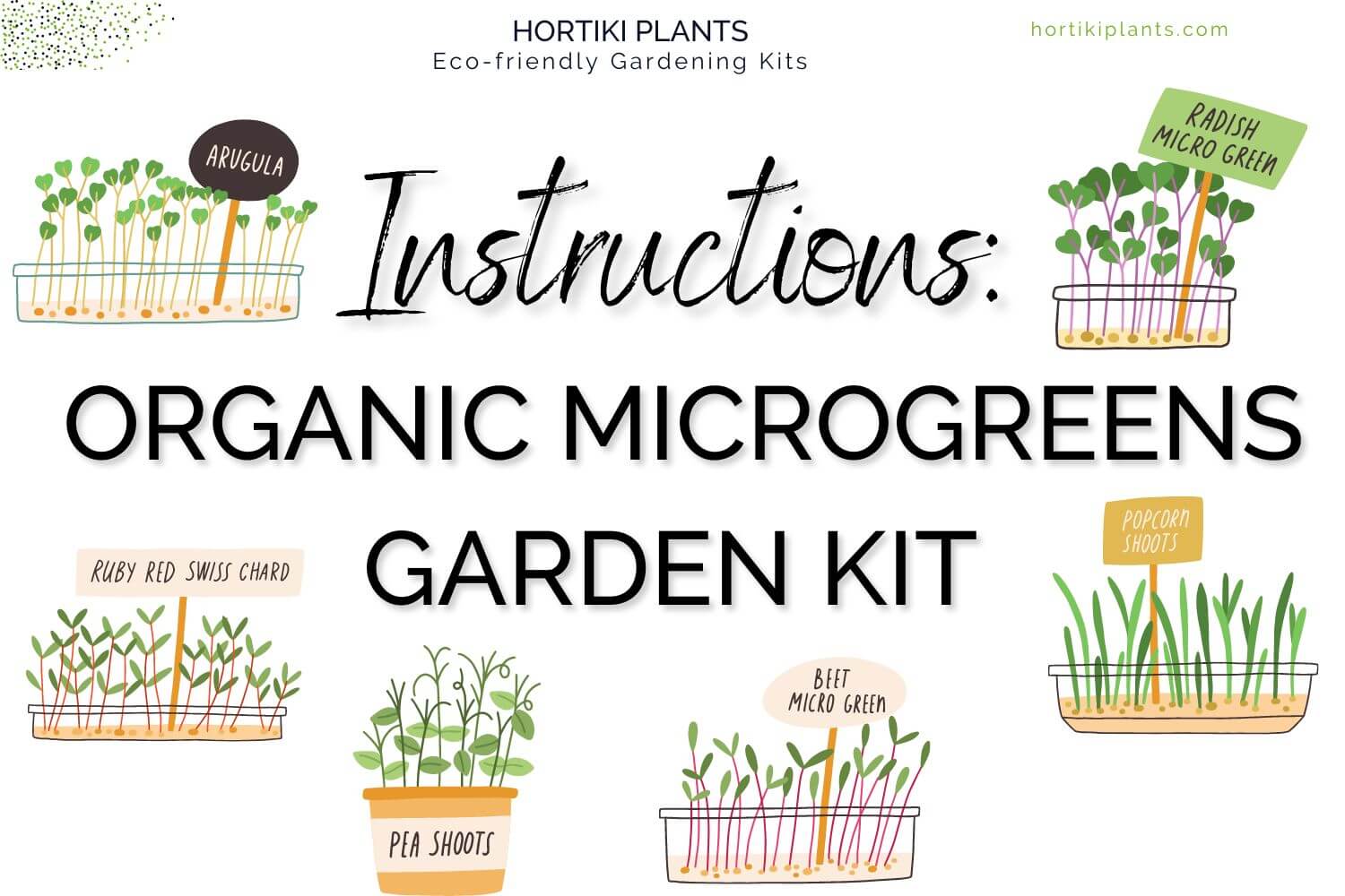 Instructions: Organic Microgreens Garden Kit