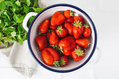 Strawberries in bowl