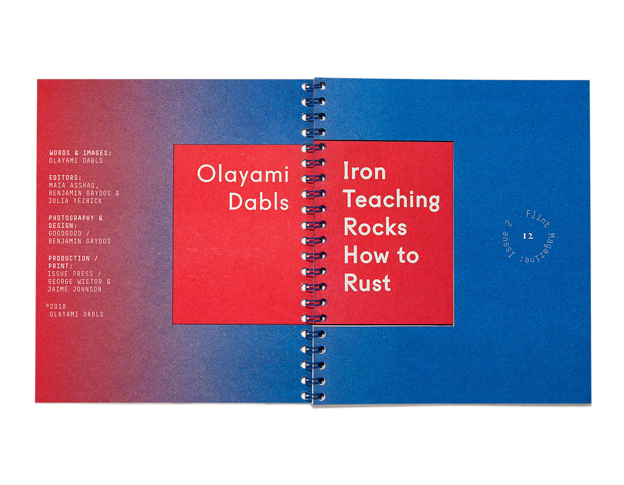 Excerpt of Iron Teaching Rocks How to Rust by Olayami Dabls