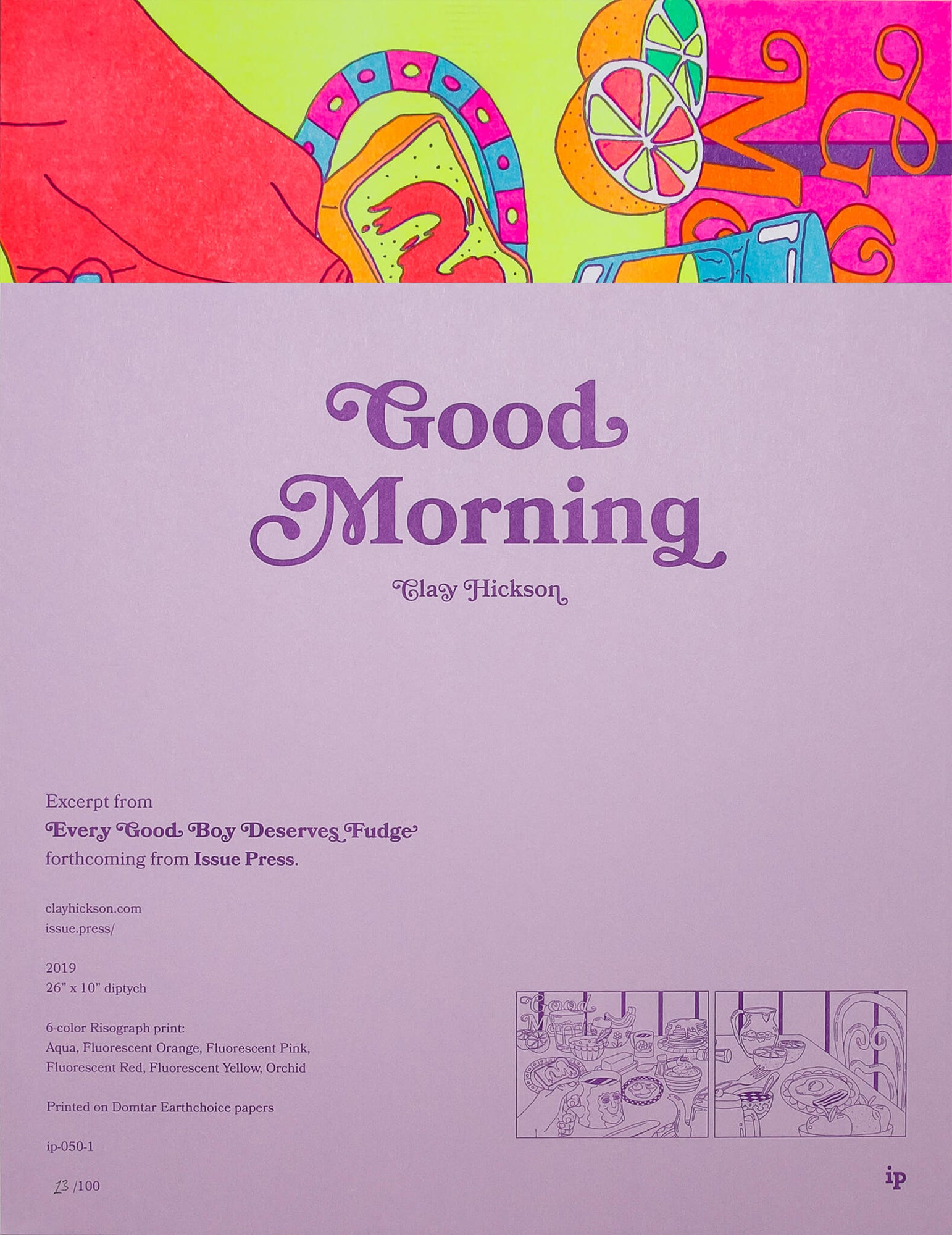 Excerpt of Good Morning by Clay Hickson