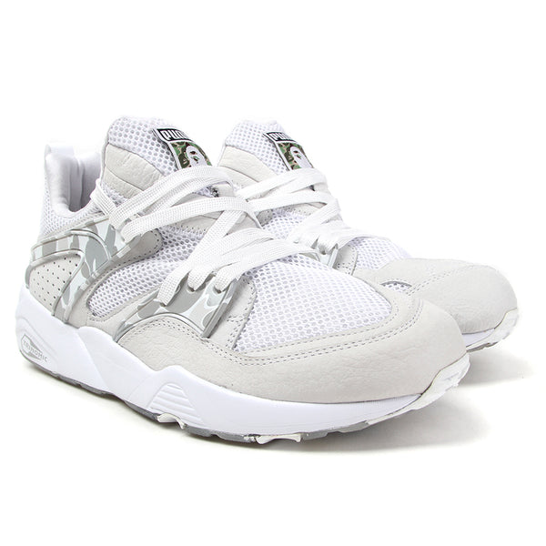 puma bape blaze of glory white