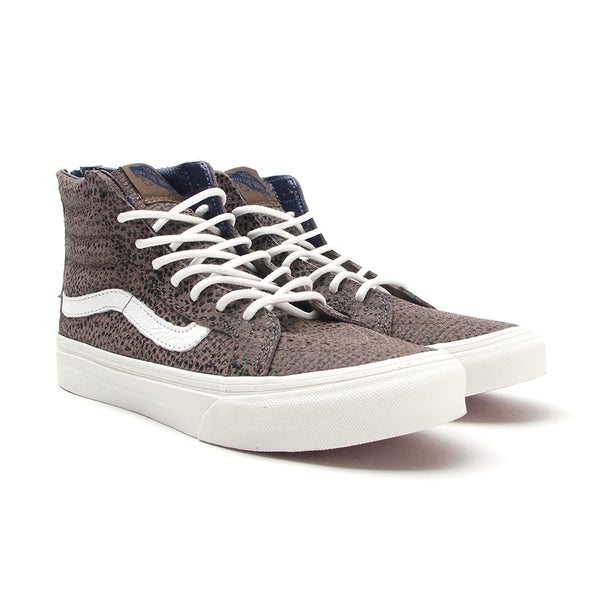 vans sk8 hi slim zip cheetah