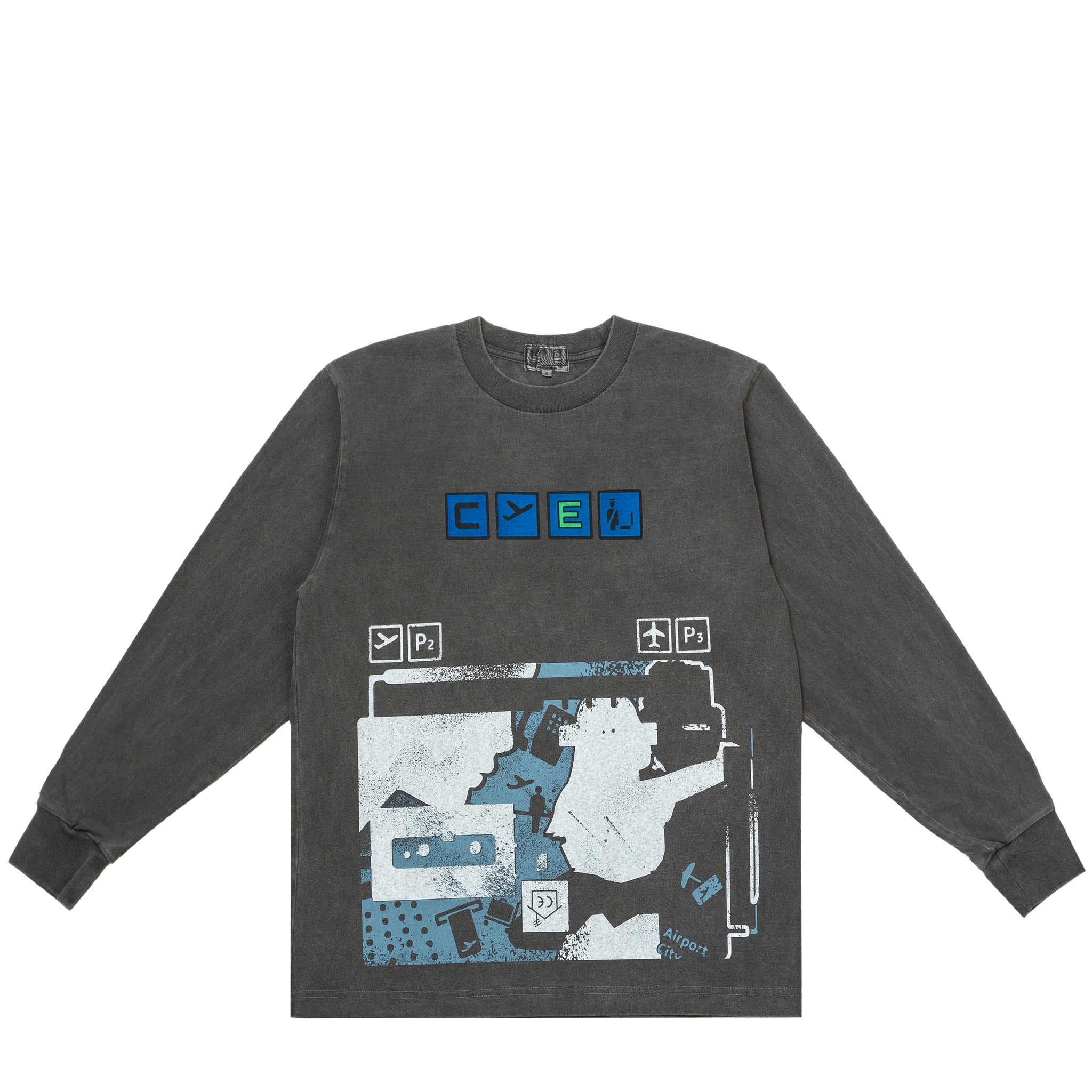 C.E cavempt OVERDYE FLIGHT LONG SLEEVE T-