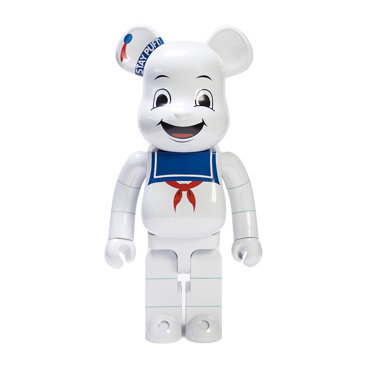 BE@RBRICK STAY PUFT MARSHMALLOW MAN WHITE CHROME VER. 1000