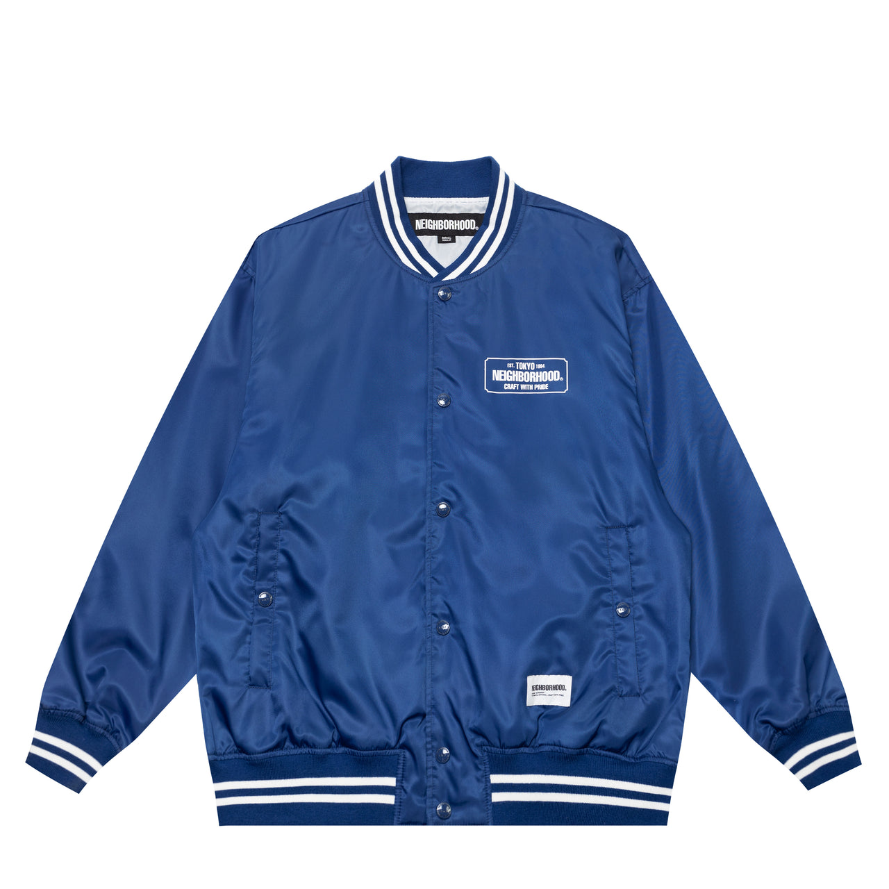 Neighborhood BASEBALL JACKET NAVY L eva.gov.co