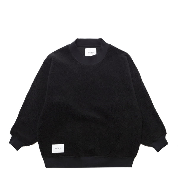 BEVEL MOCK NECK POAC. SNL BLACK