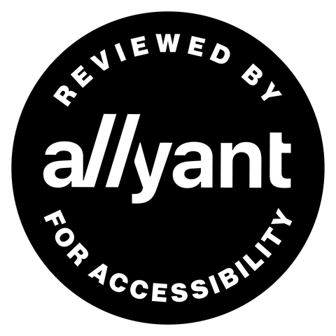 Reviewed by Allyant for Accessibility - Logo Black