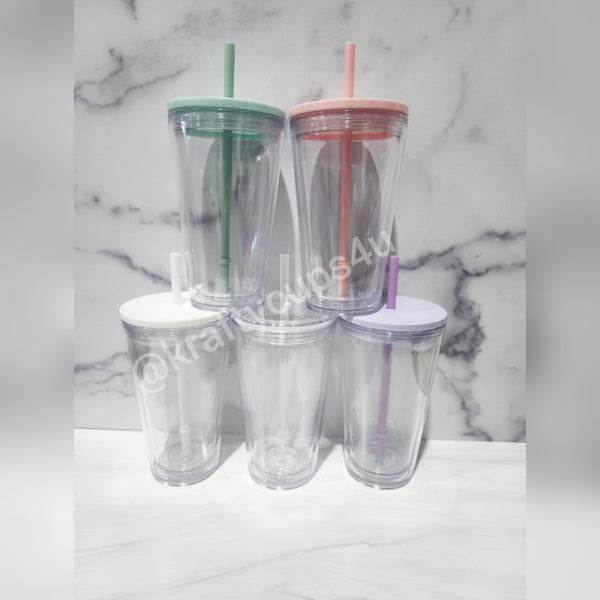 Clear Double Wall Tumbler