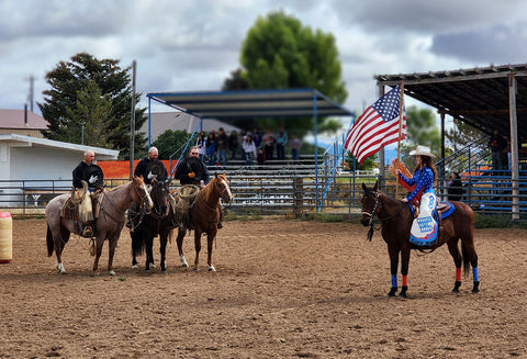 Bryan Altamirano Memorial Rodeo American Flag Tribute