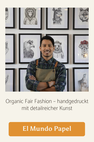 elmundopapel deteilreiche Kunst Illustrationen papeterie und fairfashion handgedruckt