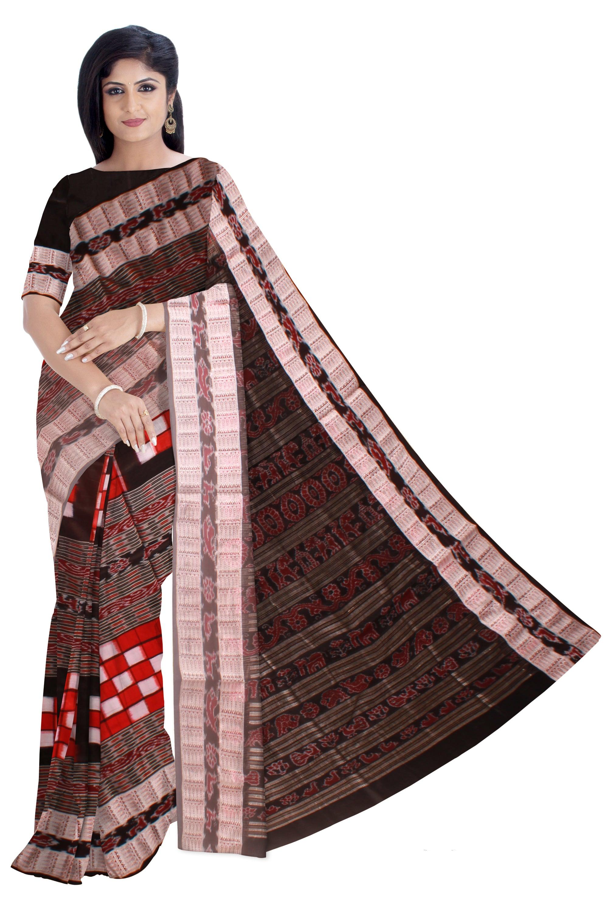 Sambalpuri Original silk Saree in Bichitrapuri Design with blouse piece ...