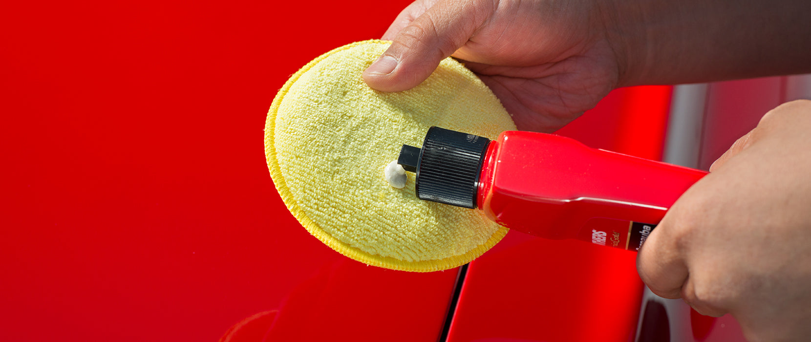 cleaning a car