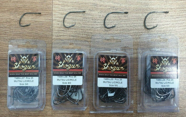 Shogun Octopus Circle Hooks Bulk 25 pack – Allways Angling