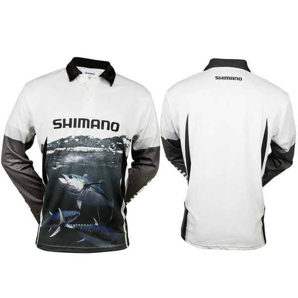 Shimano Retro Sublimated Long Sleeve Fishing Shirt