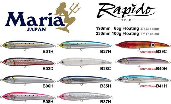 Product Review: Maria Loaded Floating / Sinking Pencil Bait - Japan Fishing  and Tackle News