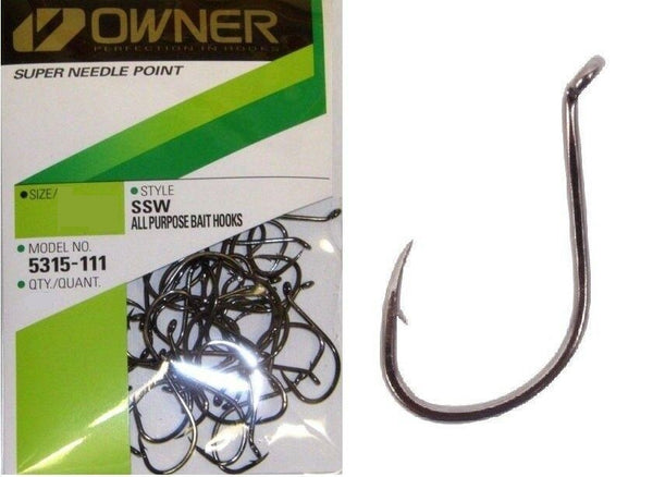 Owner Tournament SSW In-Line Circle Hook Pack 5/0 Qty 37 : :  Sports, Fitness & Outdoors