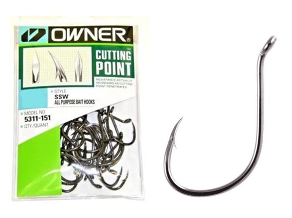 Owner - SSW INLINE CIRCLE HOOK, size 7/0, 5 pack - $4.95 - 5179-171 