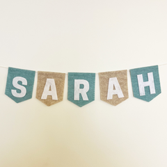 Made With Love - Custom Name Banner