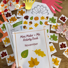 Mini and Me Activity Book for November