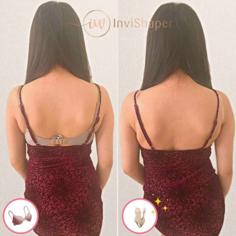 Invishaper Plunge Backless Body Shaper Bra, Backless Low Back Thong  Bodysuits, Built-in Deep V Bra Body, Shaper Seamless Sexy Full Bodysuit,  Party Dress Invisible Bras Shapewear (Complexion,XL) : : Clothing,  Shoes 