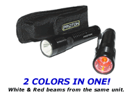 Proton Pro LED Flashlight - Red/White beam