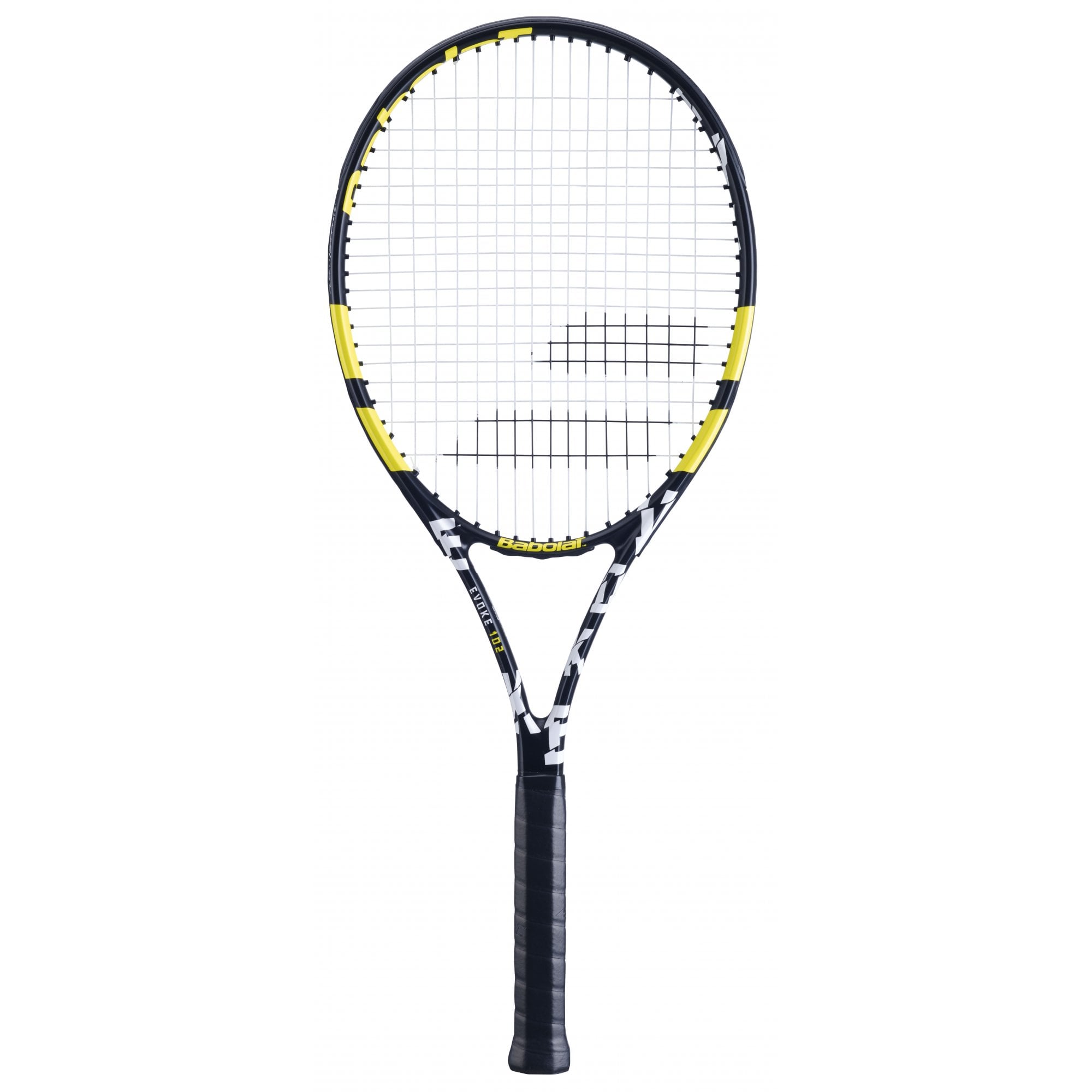 Babolat Evoke 105 Strung Tennis Racket Black Orange