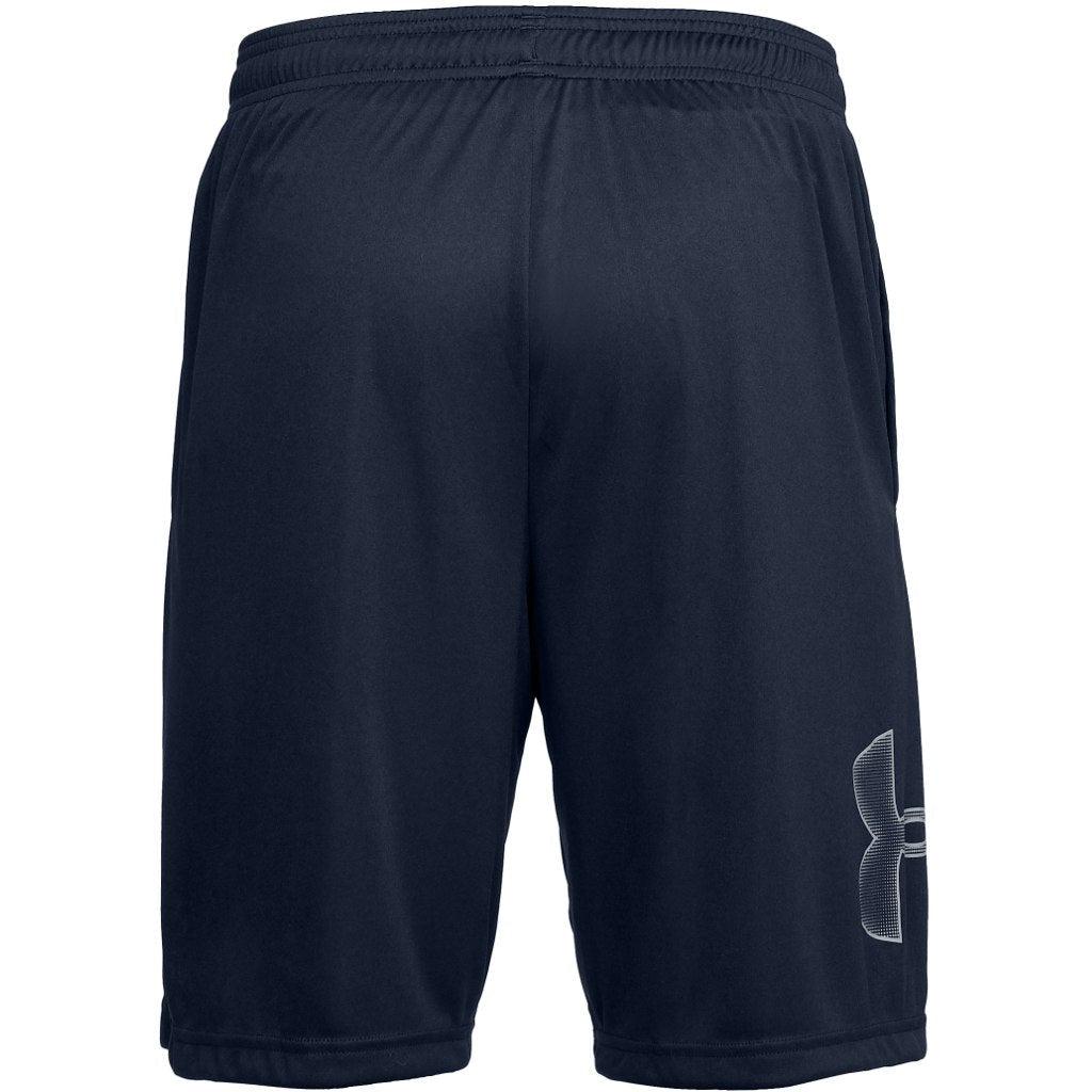 Men's | Under Armour | 1376943 | Tech Wordmark Graphic Shorts | Sonar Blue  / Glacier Blue