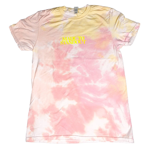 Tye-Dye Bare All T-Shirt (White/Cotton Candy Tye-Dye)– Bare All