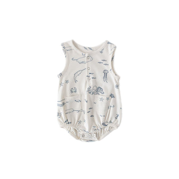 Sleeveless Romper - Life Aquatic