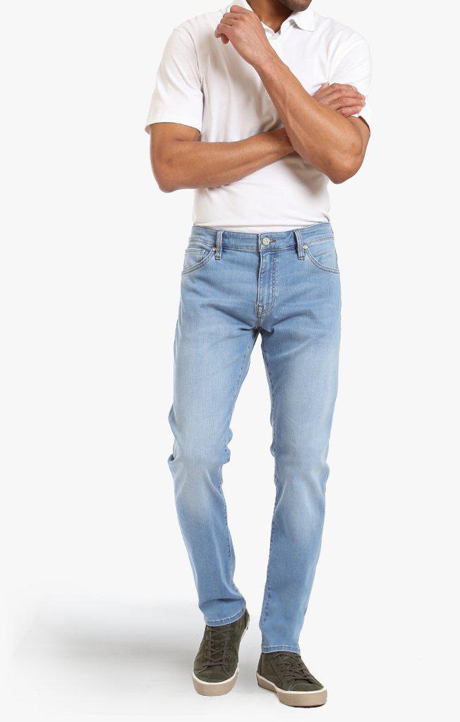 Courage Straight Leg Jeans In Mid Brushed Refined – 34 Heritage Canada
