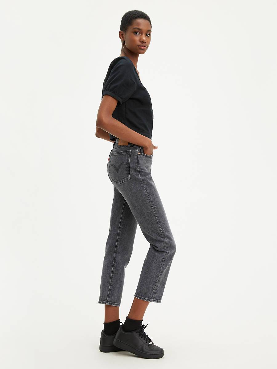 Levi's Wedgie Fit Straight in Break a Leg Grey | Free Canada-Wide – The  Trendy Walrus