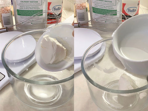 how to make cream cheese foam