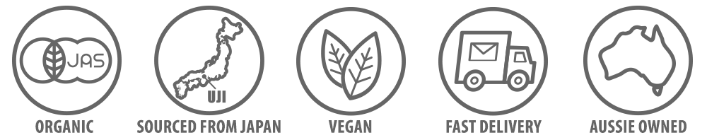 Organic, Sourced From Japan, Vegan, Fast Delivery, Aussie Owned Icons