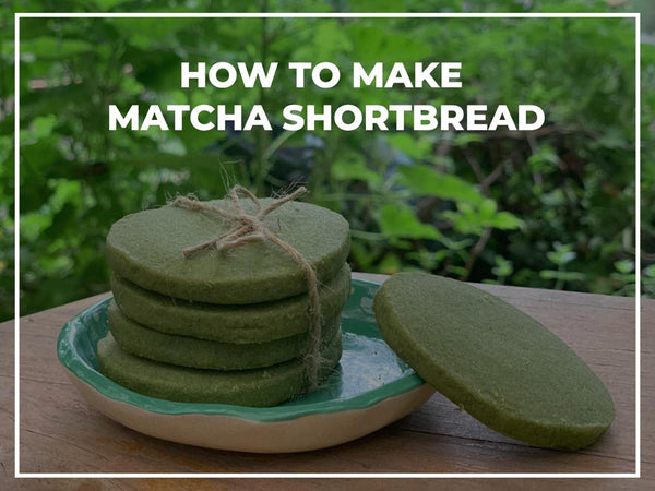 how  to make matcha shortbread