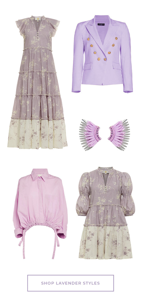 Shop Trending Lavender Styles | Top Fashion Color Trends for Spring & Summer 2023 | French Cuff Boutique 