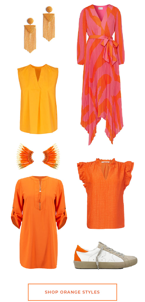 Shop Trending Orange Styles | Top Fashion Color Trends for Spring & Summer 2023 | French Cuff Boutique 