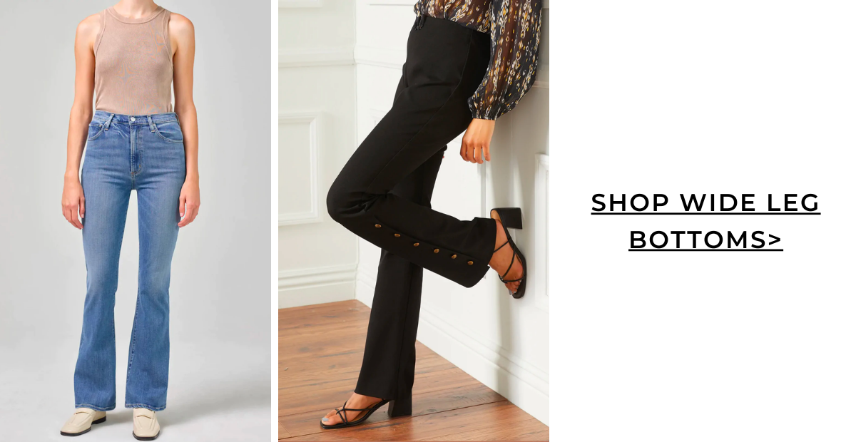 Shop Trending Wide Leg Pant Styles at French Cuff Boutique | Fall/Winter 2022 Fashion Trends