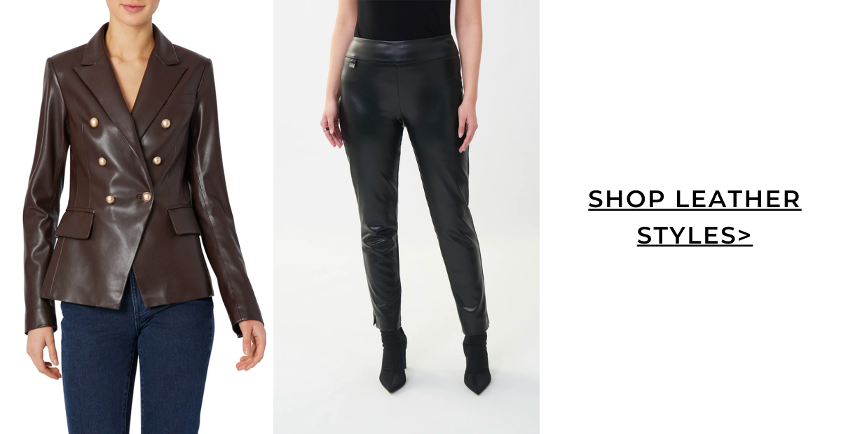 Shop Trending Leather Styles at French Cuff Boutique | Fall/Winter 2022 Fashion Trends