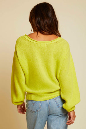 Zoya Open Neck Sweater