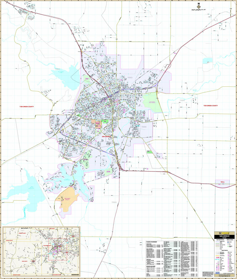 San Angelo Texas Zip Code Map United States Map 6260