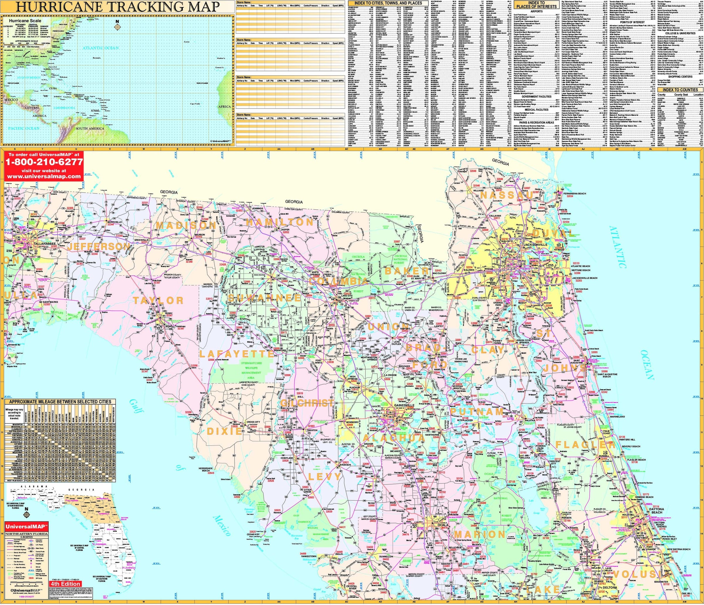 Florida Mileage Chart