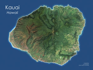 Kauai Is An Island In The Central Pacific Part Of The Hawaiian Archipelago It S Nicknamed The Garden Isle Thanks To The Tropical Rainforest Covering Much Of Its Surface This Gorgeous Highly Detailed